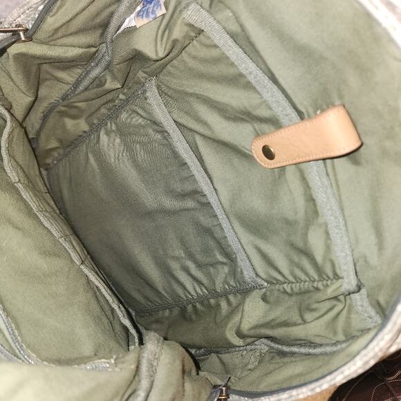 POTTERY BARN TEEN EUC NORTHFIELD LEATHER CANVAS BACKPACK main image 7